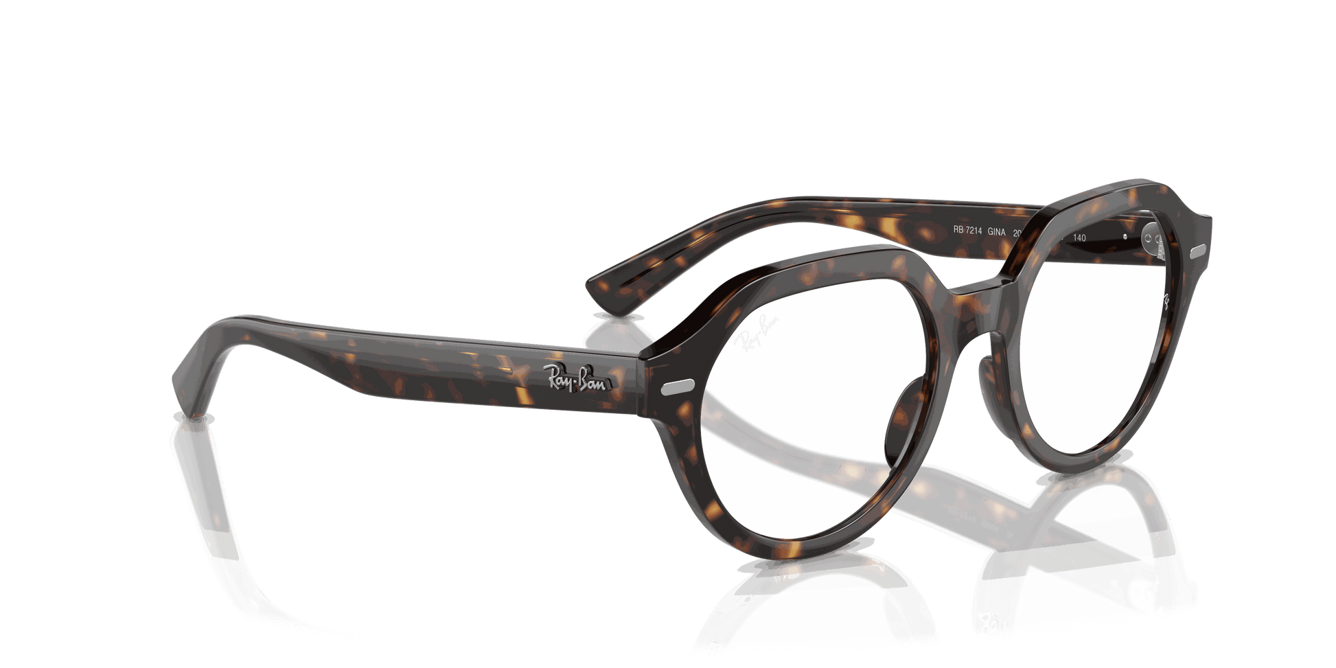 [Clear Lenses, Polished Havana Frame]