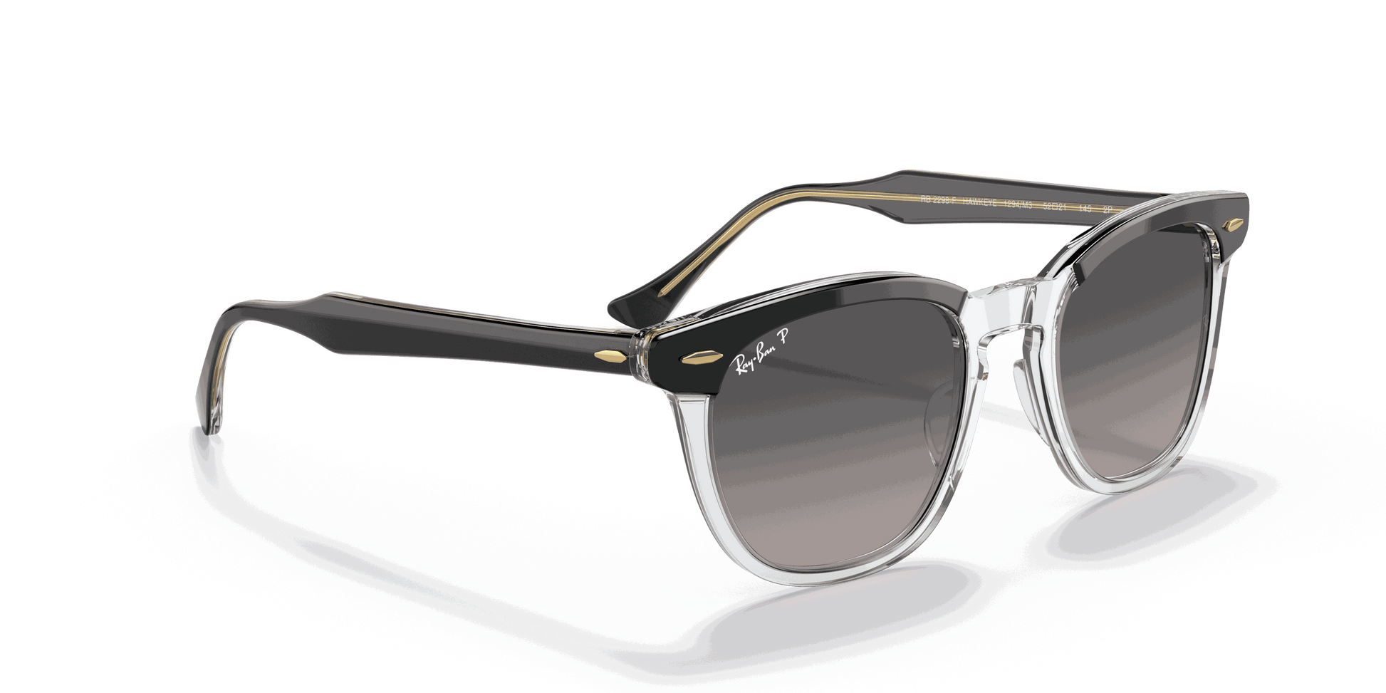 [Grey Lenses, Polished Transparent Grey Frame]