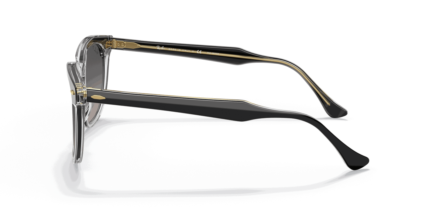[Grey Lenses, Polished Transparent Grey Frame]