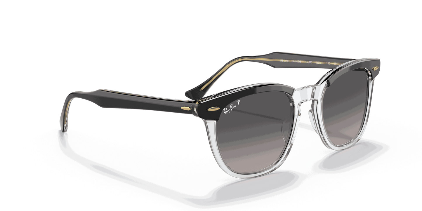 [Grey Lenses, Polished Black On Transparent Frame]