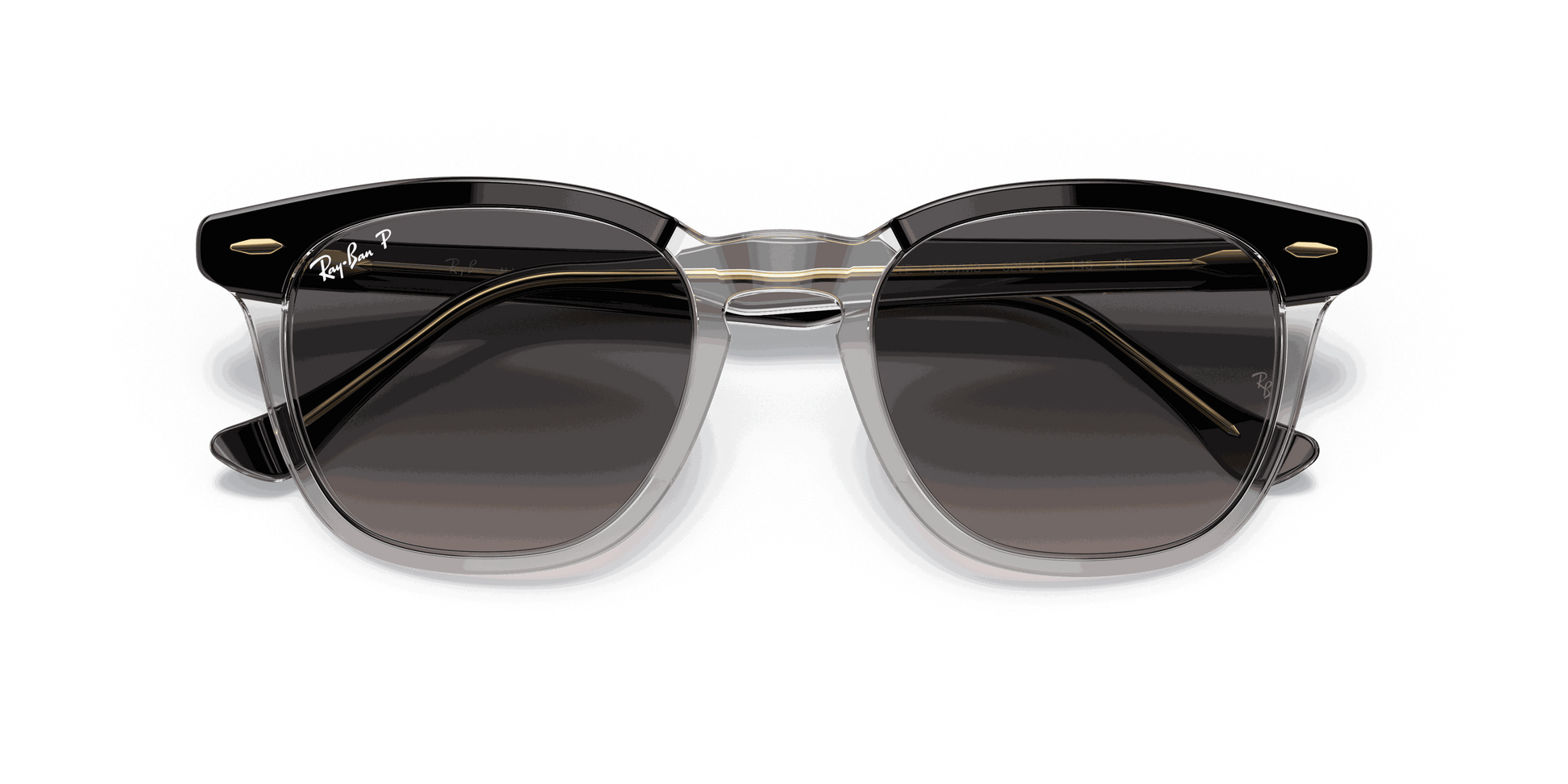 [Grey Lenses, Polished Black On Transparent Frame]