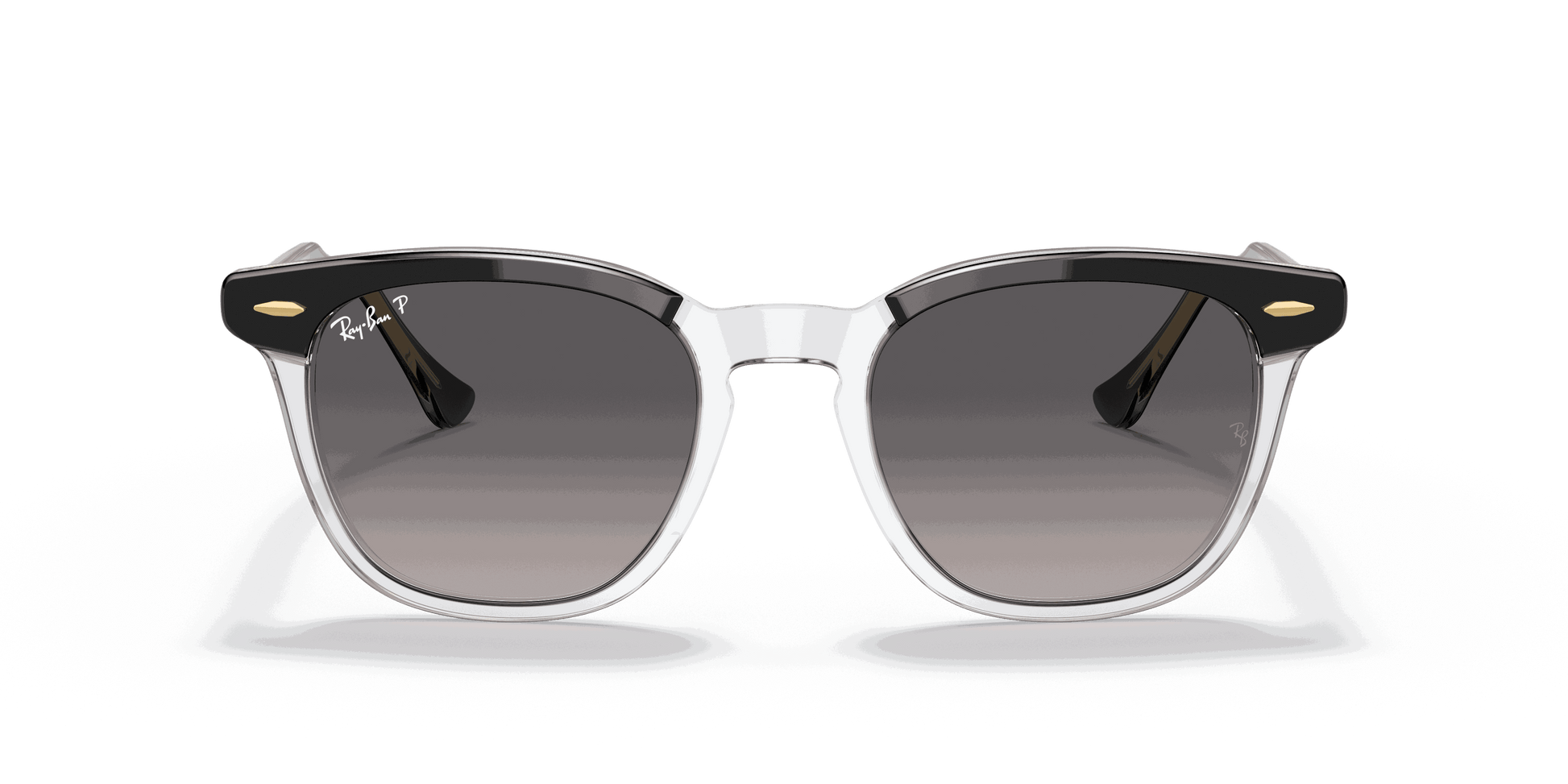 [Grey Lenses, Polished Black On Transparent Frame]