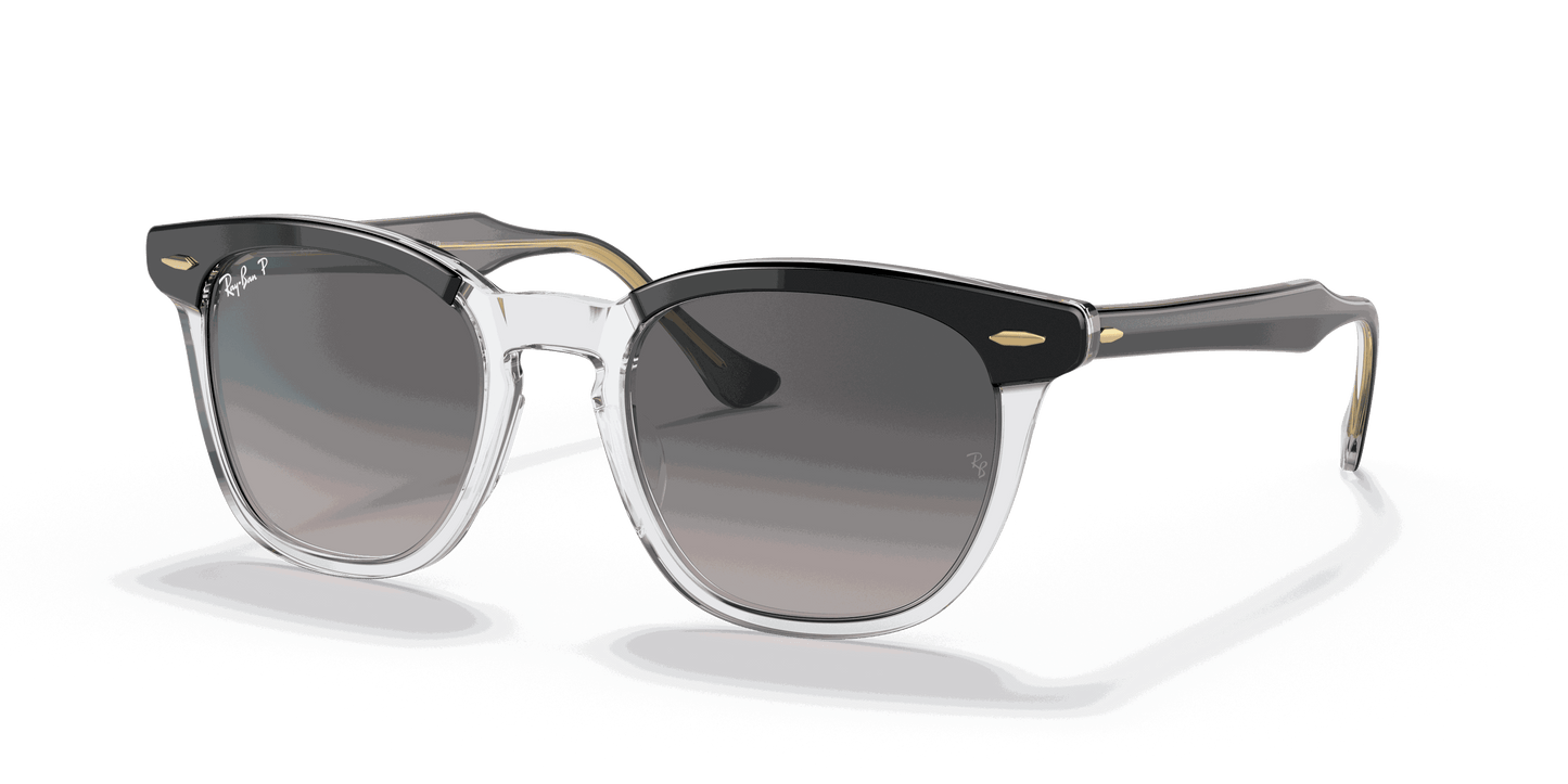 [Grey Lenses, Polished Black On Transparent Frame]