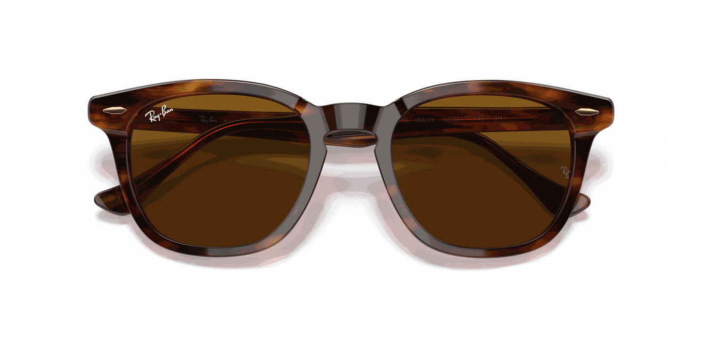 [Brown Lenses, Polished Striped Havana Frame]
