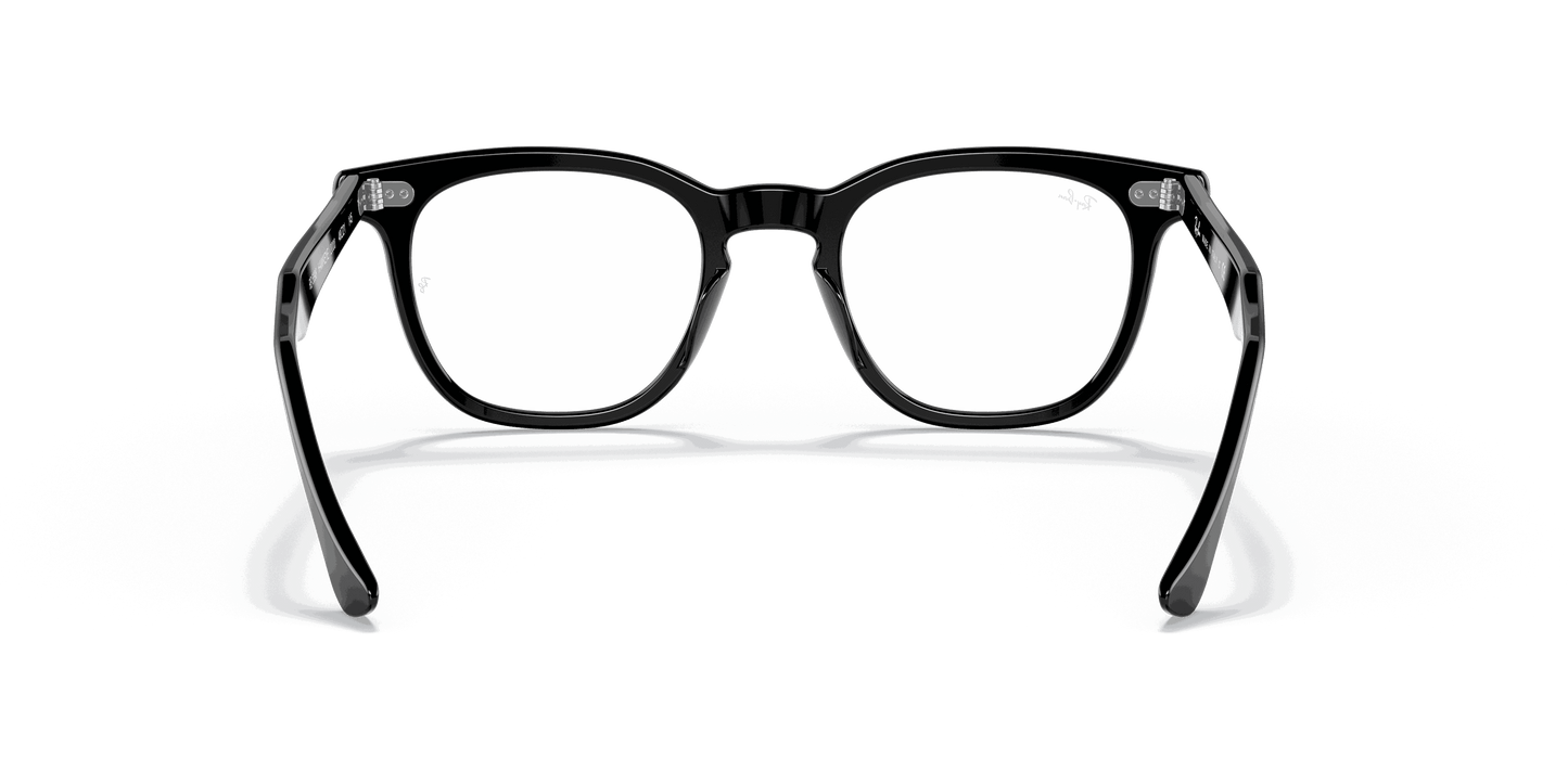 [Clear Lenses, Polished Black Frame]