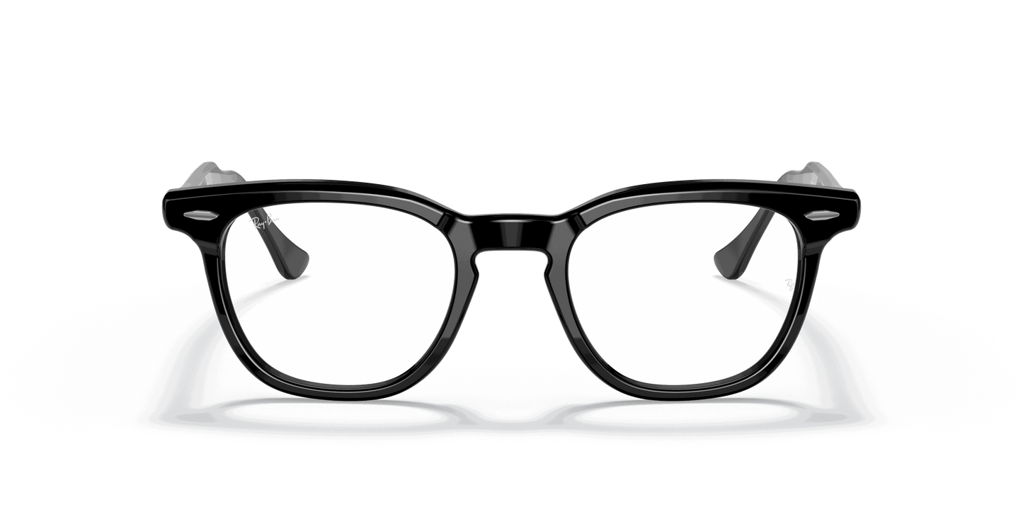 [Clear Lenses, Polished Black Frame]