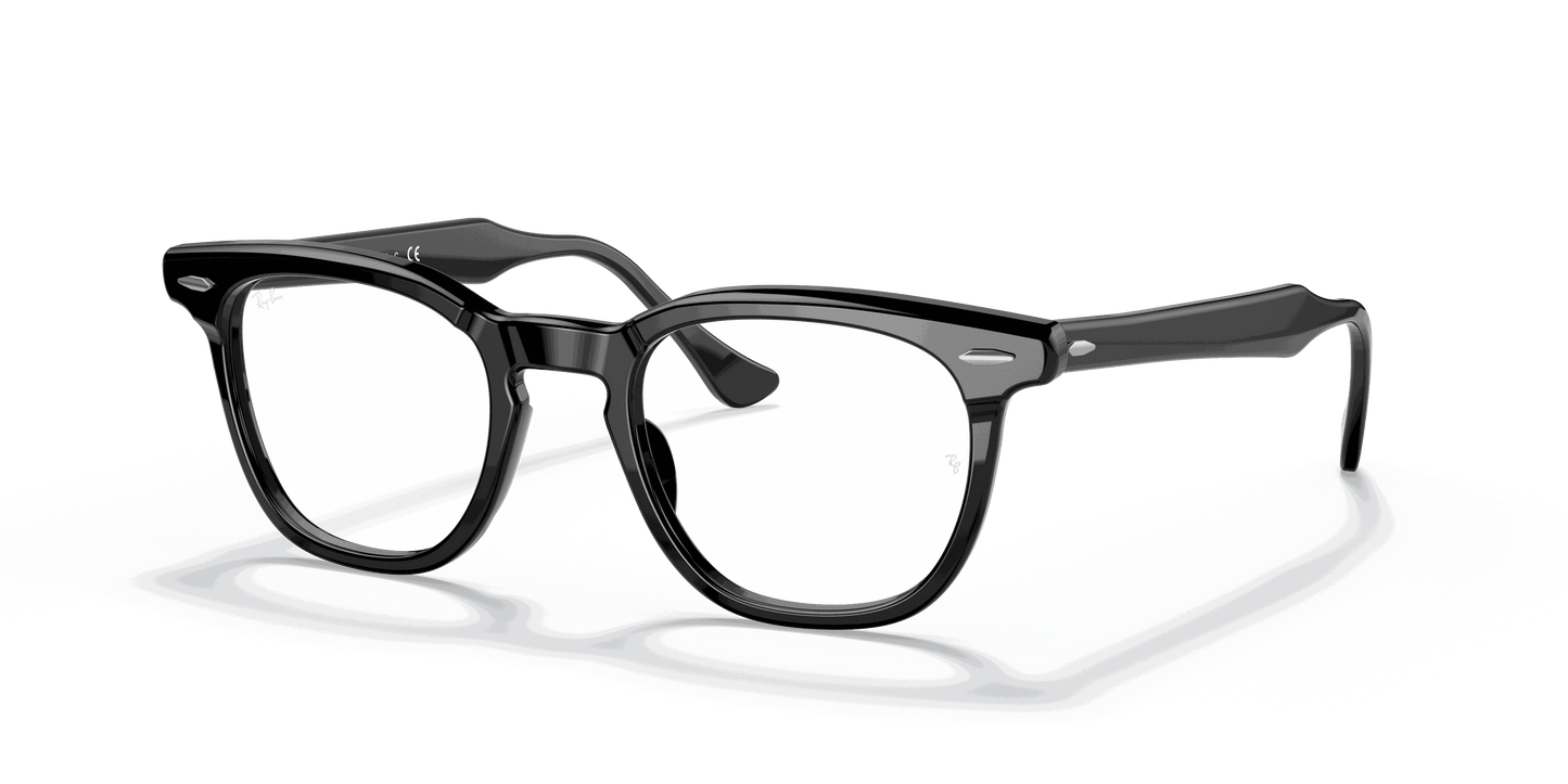 [Clear Lenses, Polished Black Frame]
