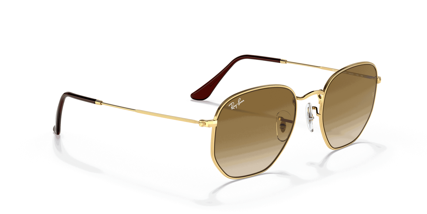 [Light Brown Gradient Lenses, Polished Arista Gold Frame]