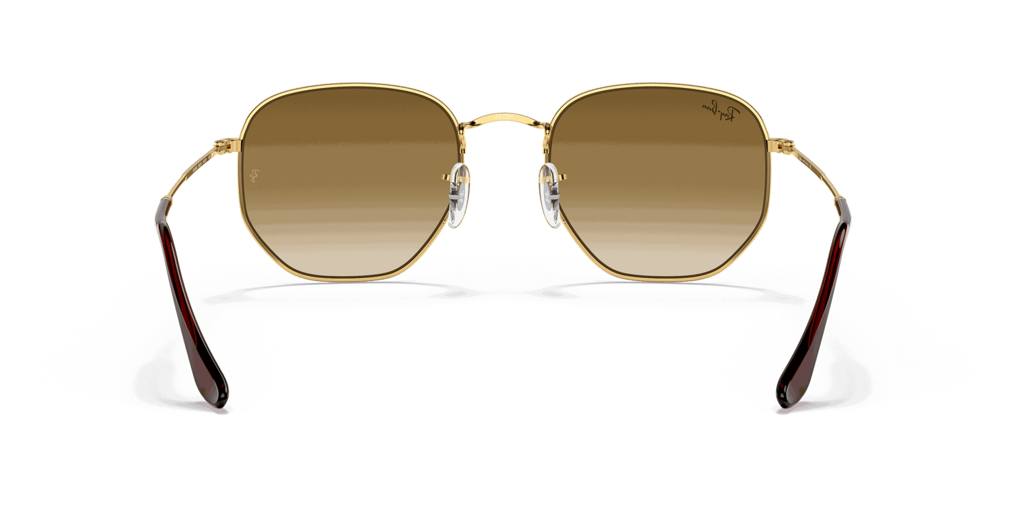 [Light Brown Gradient Lenses, Polished Arista Gold Frame]