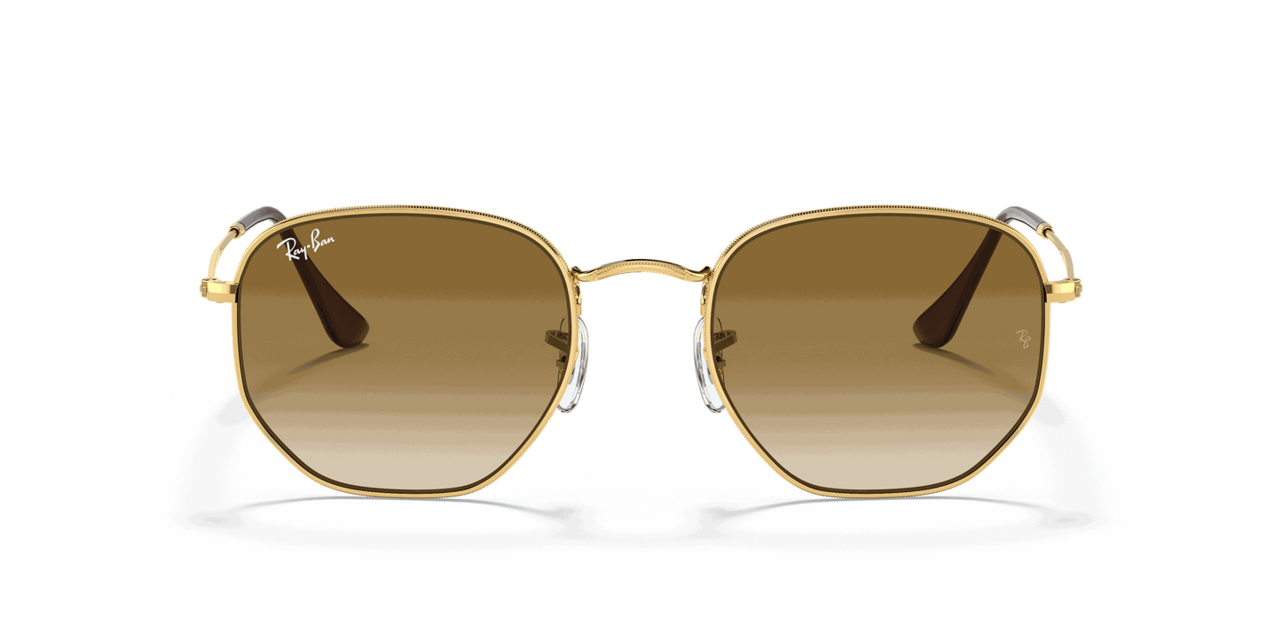 [Light Brown Gradient Lenses, Polished Arista Gold Frame]