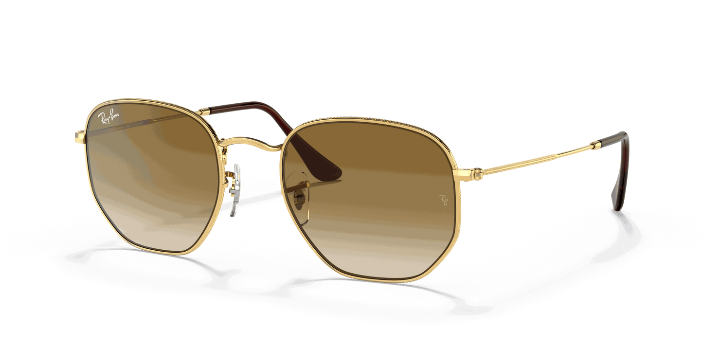 [Light Brown Gradient Lenses, Polished Arista Gold Frame]