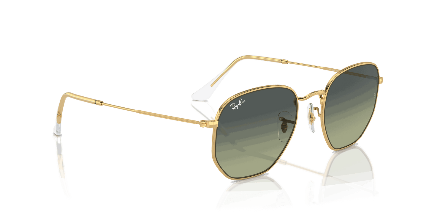 [Green Vintage Lenses, Polished Arista Gold Frame]