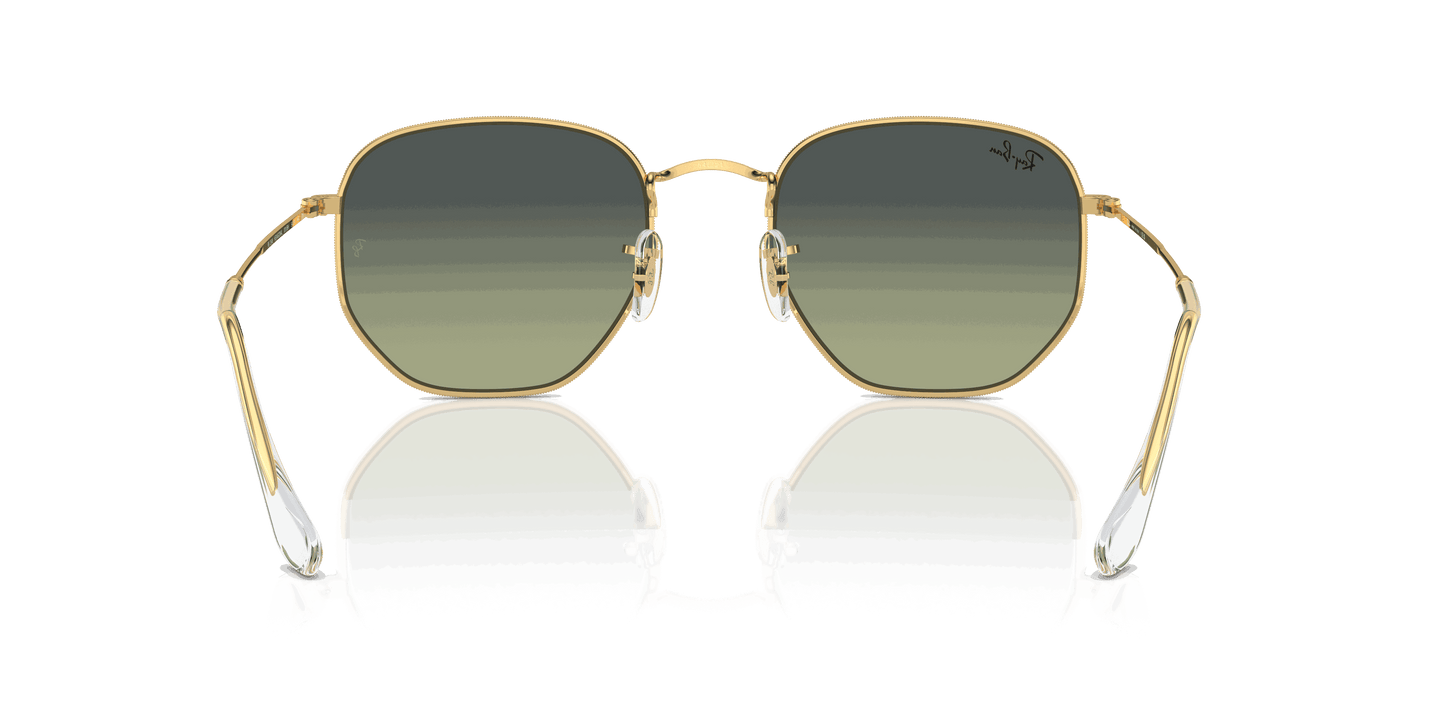 [Green Vintage Lenses, Polished Arista Gold Frame]
