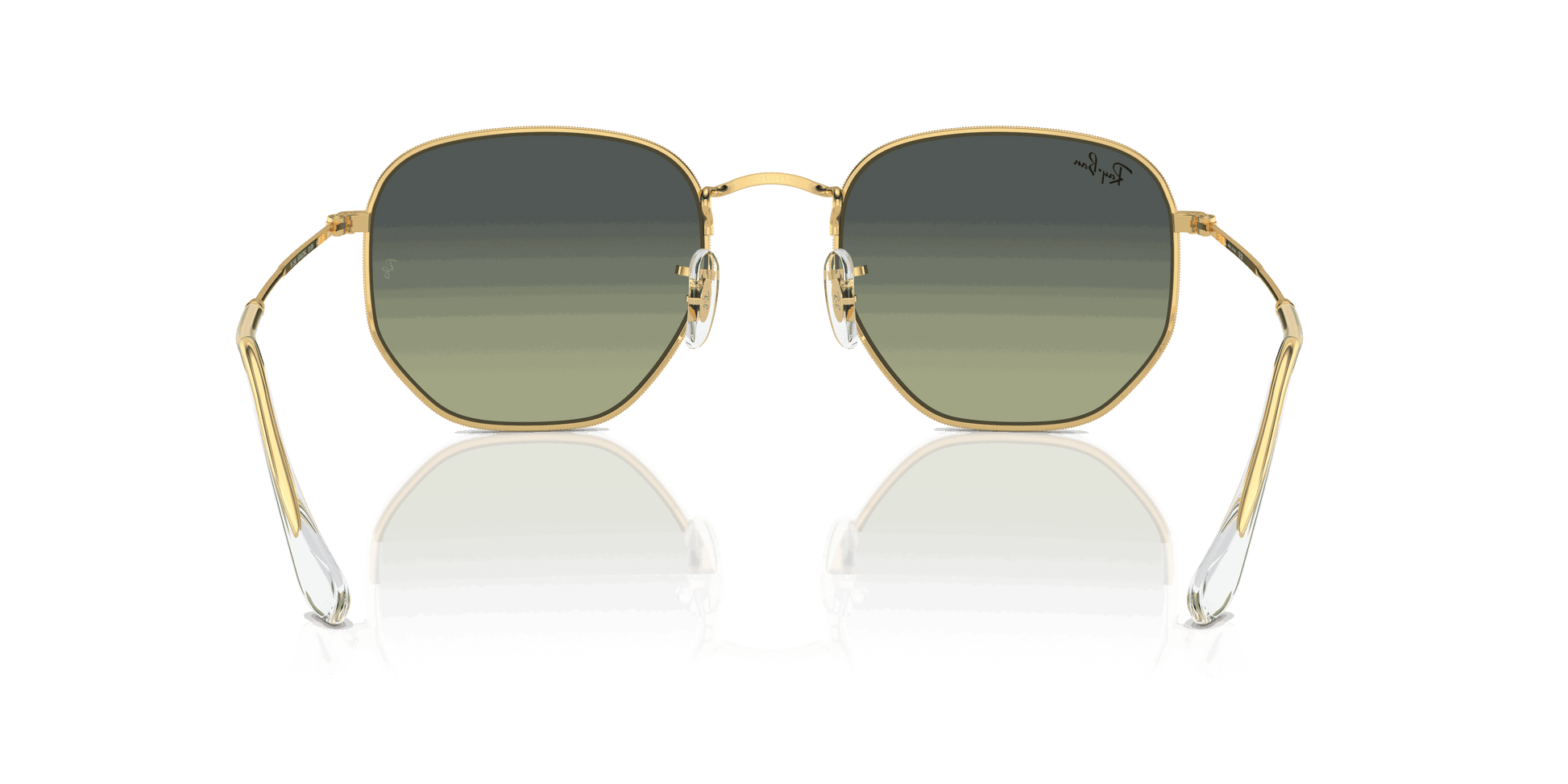 [Green Vintage Lenses, Polished Arista Gold Frame]