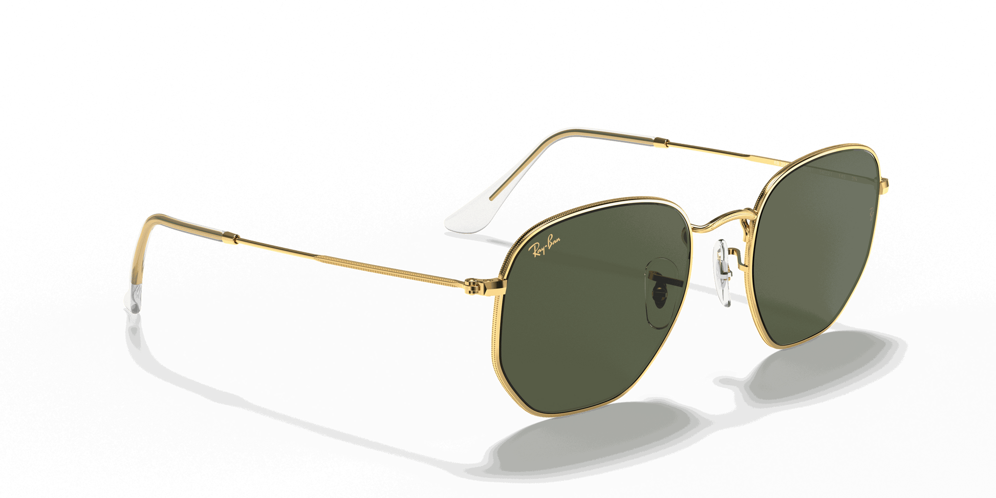 [G-15 Green Lenses, Polished Gold Frame]