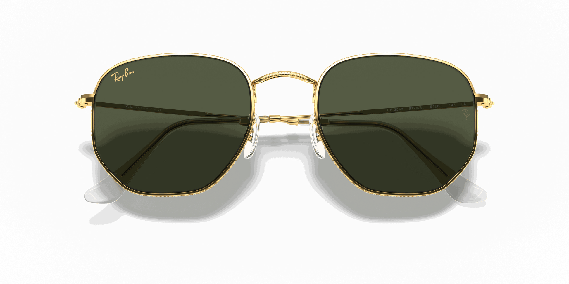[G-15 Green Lenses, Polished Gold Frame]