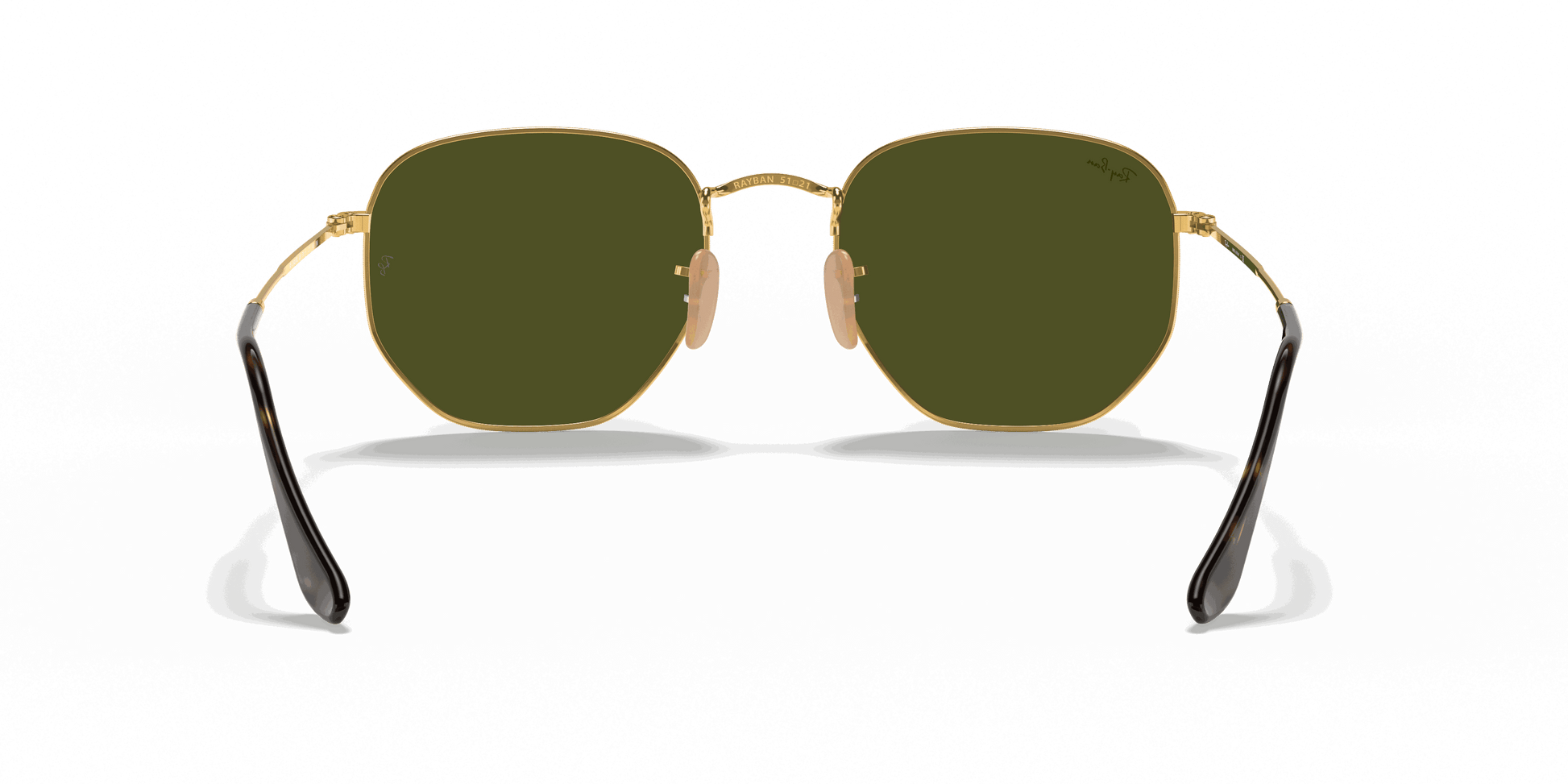[Silver Flash Lenses, Polished Arista Gold Frame]