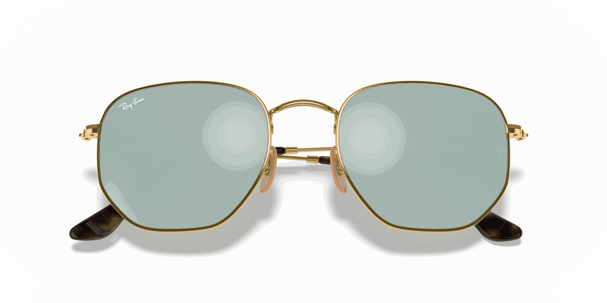 [Silver Flash Lenses, Polished Arista Gold Frame]