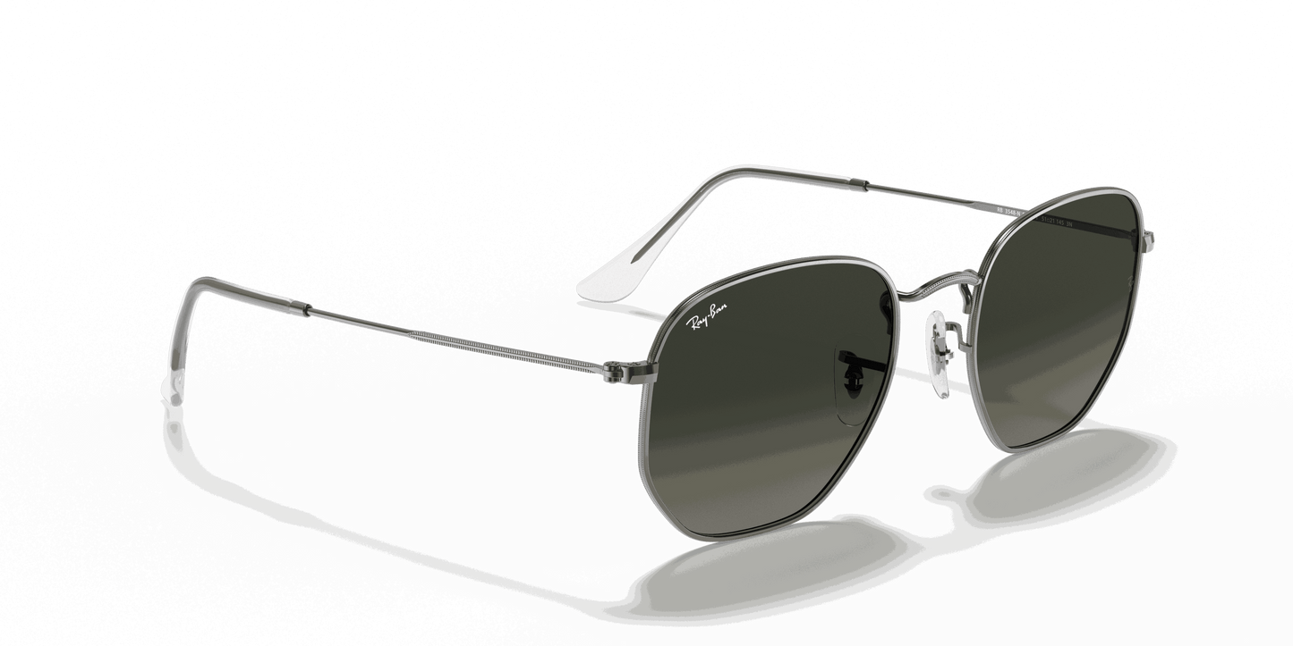 [Grey Gradient Lenses, Polished Gunmetal Frame]