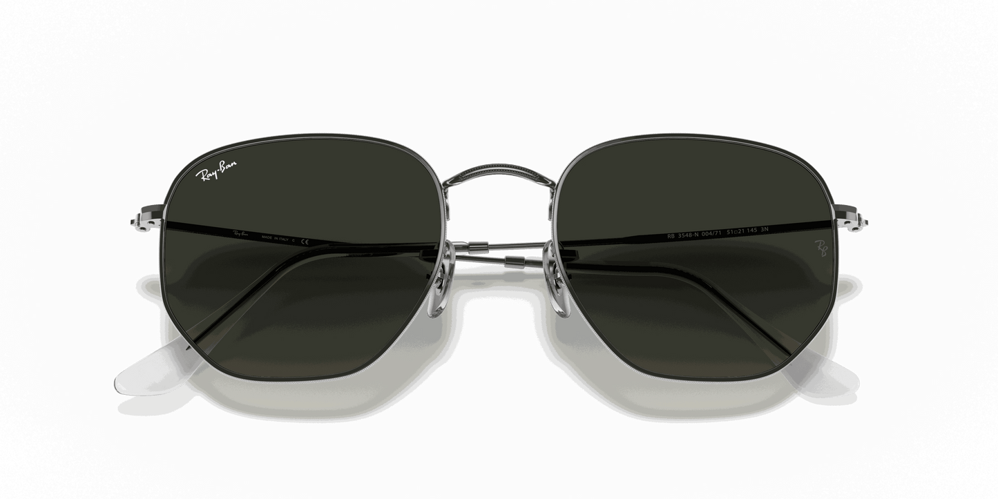 [Grey Gradient Lenses, Polished Gunmetal Frame]