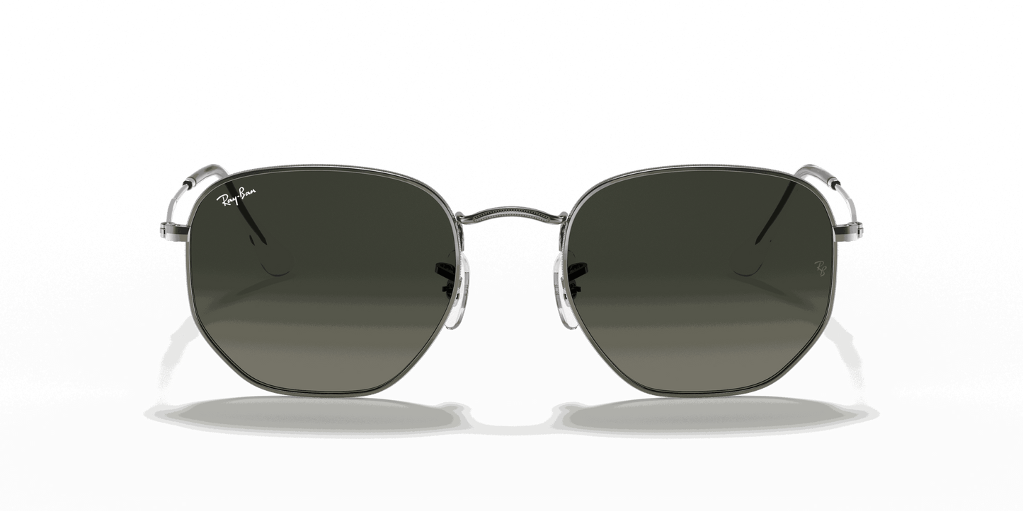 [Grey Gradient Lenses, Polished Gunmetal Frame]