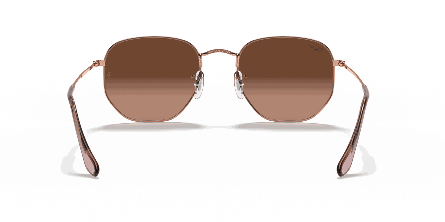[Brown Gradient Lenses, Polished Copper Frame]