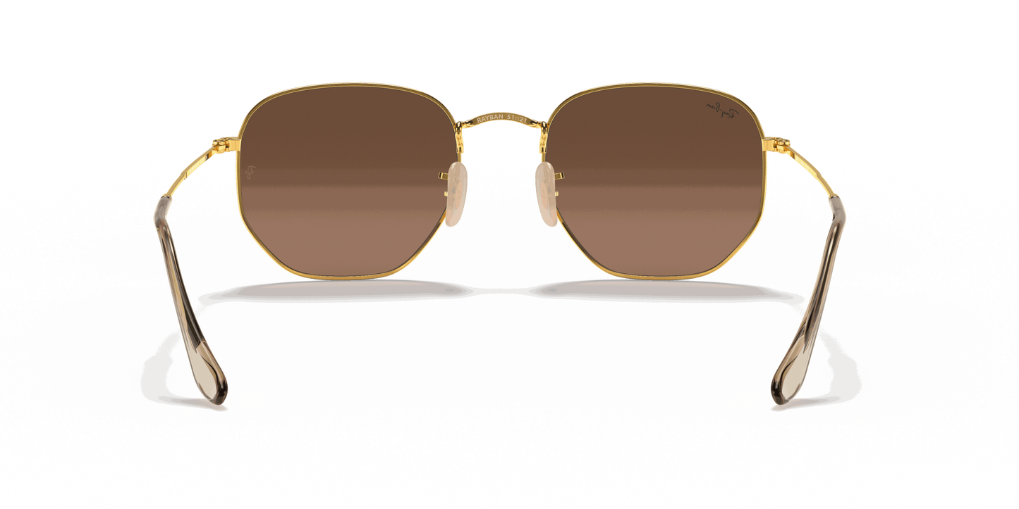 [Brown Lenses, Polished Arista Gold Frame]