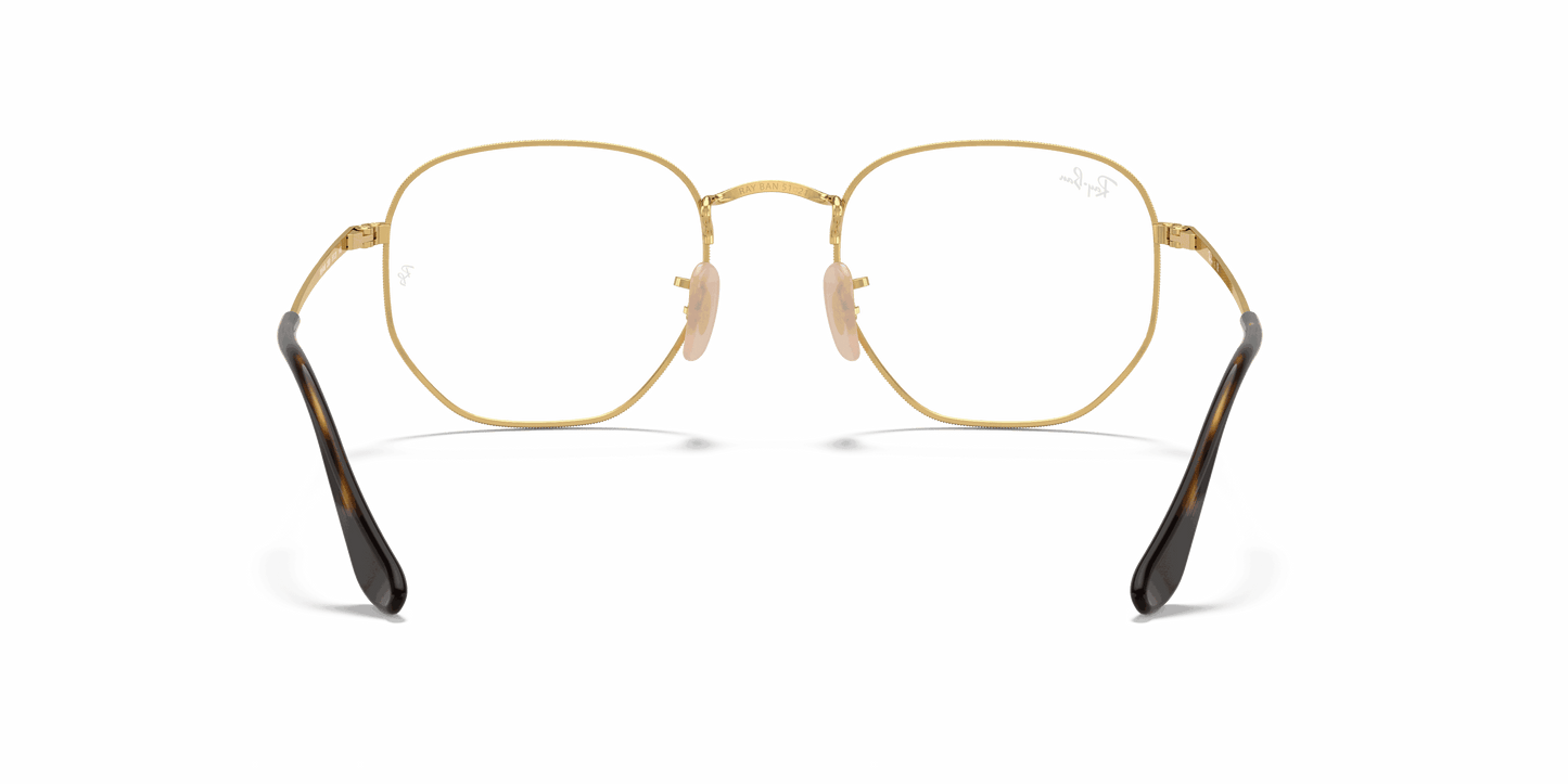 [Clear Lenses, Polished Arista Gold Frame]
