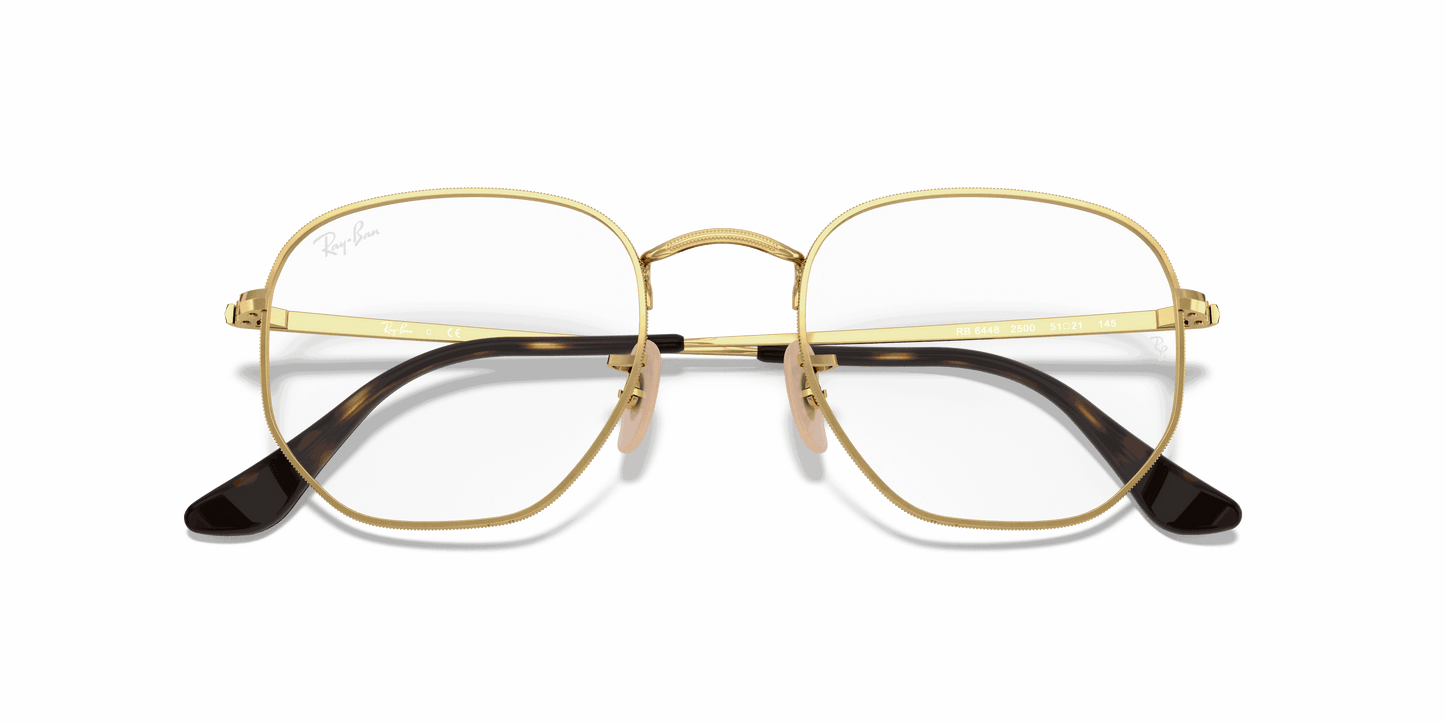 [Clear Lenses, Polished Arista Gold Frame]