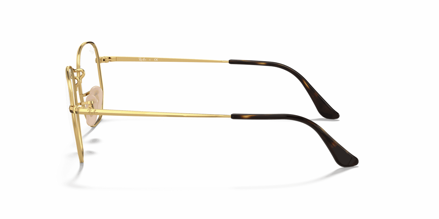 [Clear Lenses, Polished Arista Gold Frame]