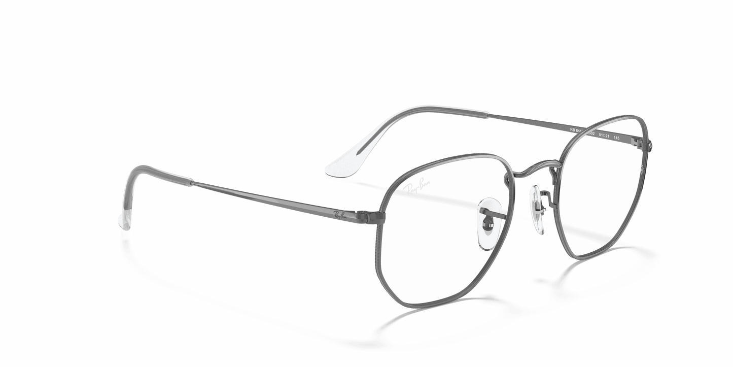 [Clear Lenses, Polished Gunmetal Frame]