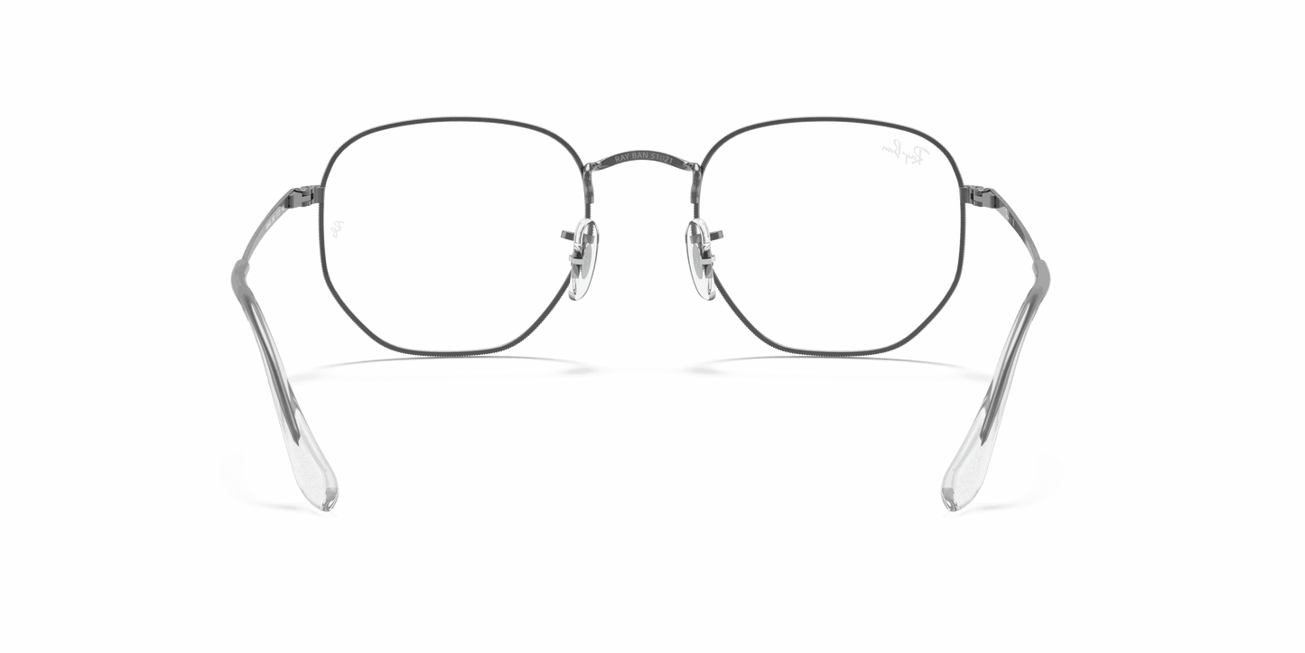 [Clear Lenses, Polished Gunmetal Frame]