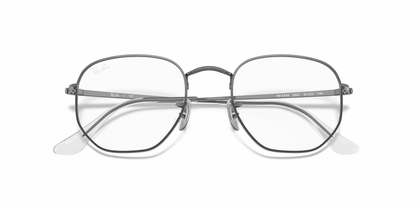 [Clear Lenses, Polished Gunmetal Frame]