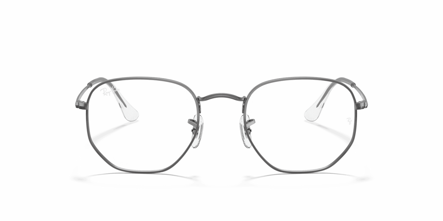 [Clear Lenses, Polished Gunmetal Frame]