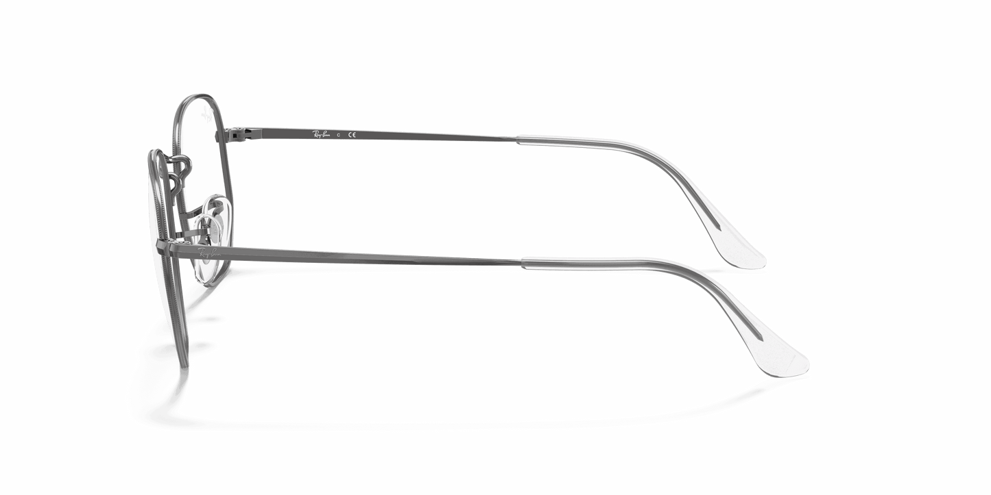 [Clear Lenses, Polished Gunmetal Frame]