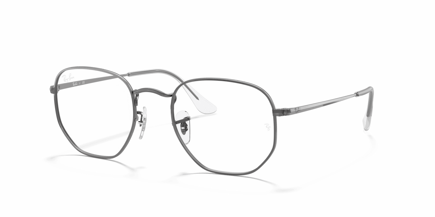 [Clear Lenses, Polished Gunmetal Frame]