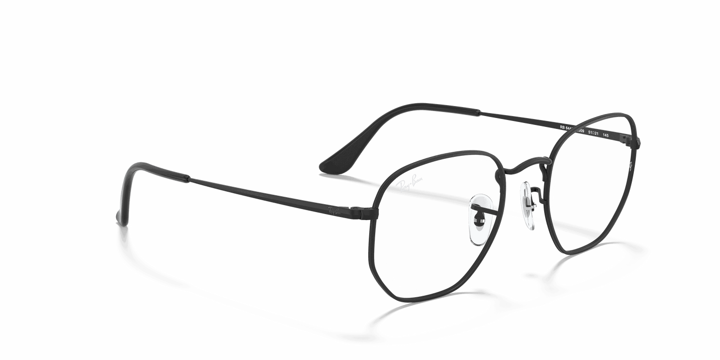 [Clear Lenses, Polished Black Frame]