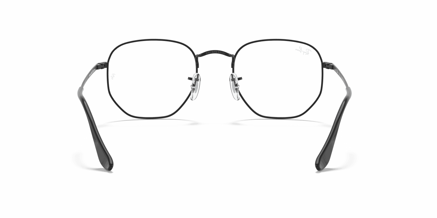[Clear Lenses, Polished Black Frame]