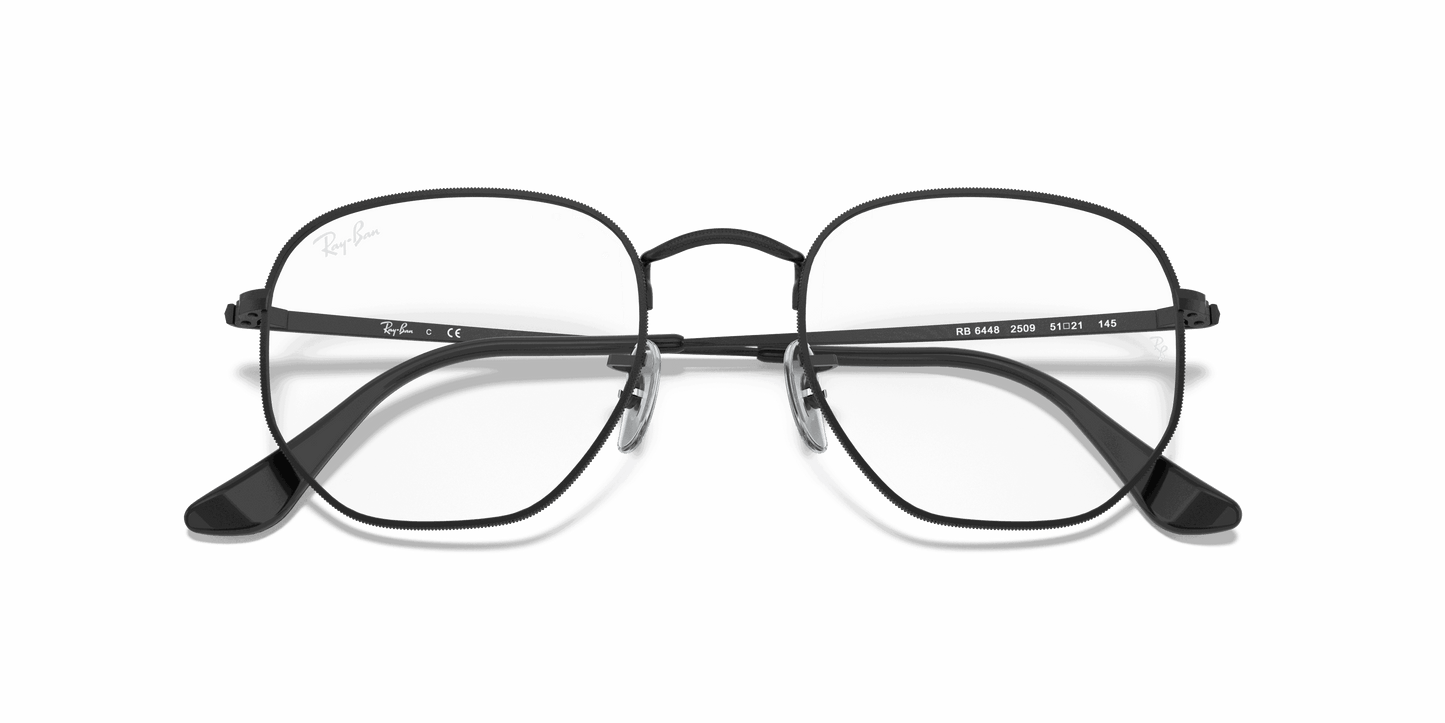 [Clear Lenses, Polished Black Frame]
