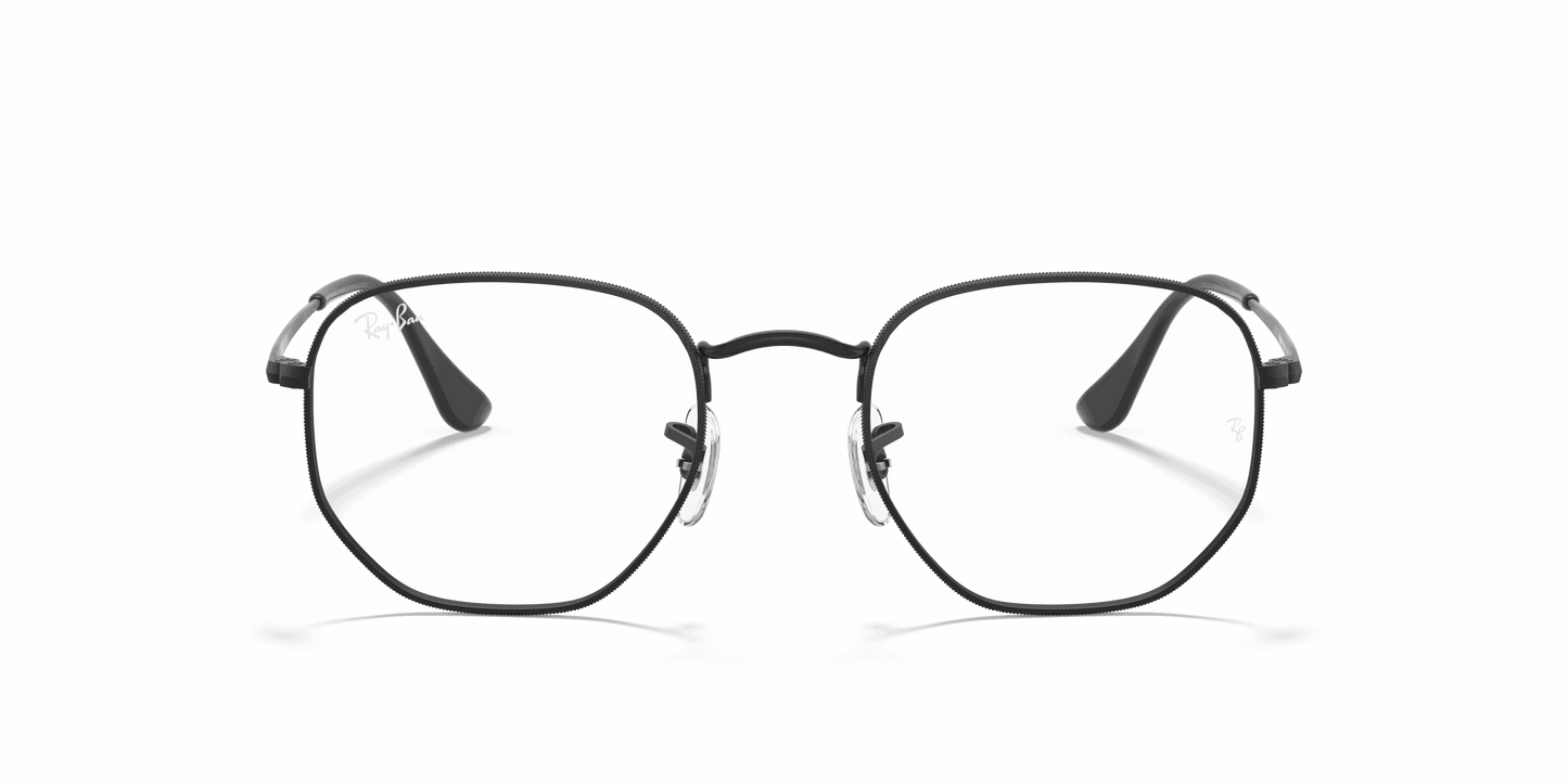 [Clear Lenses, Polished Black Frame]