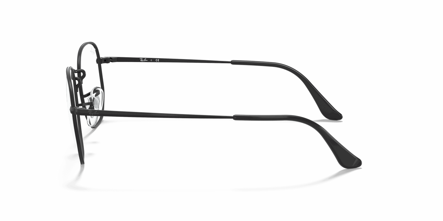 [Clear Lenses, Polished Black Frame]