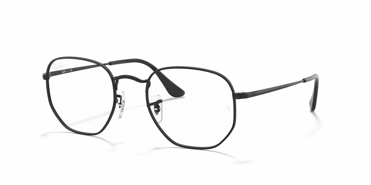 [Clear Lenses, Polished Black Frame]
