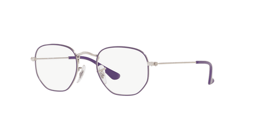 [Clear Lenses, Polished Violet On Silver Frame]