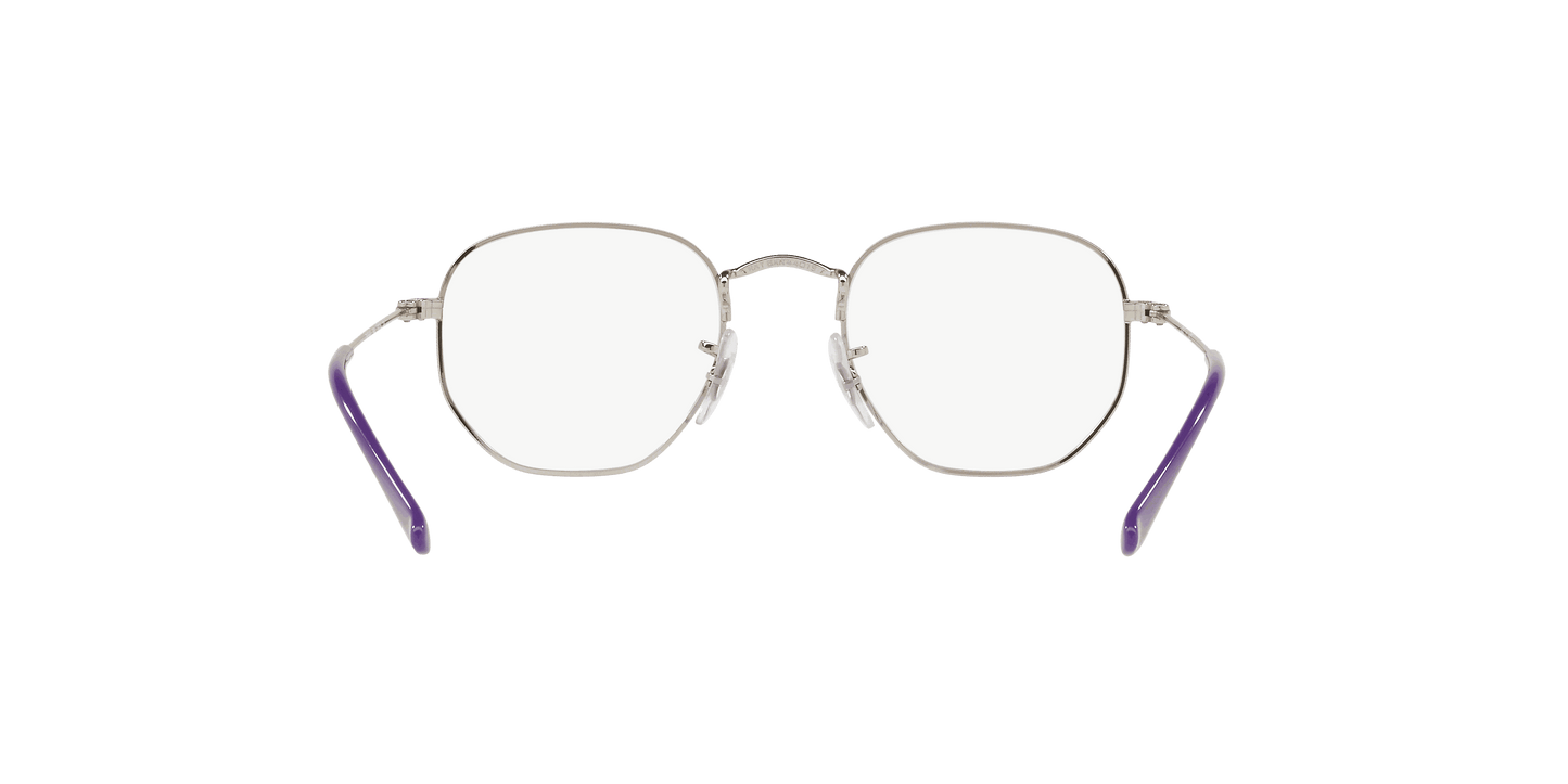 [Clear Lenses, Polished Violet On Silver Frame]