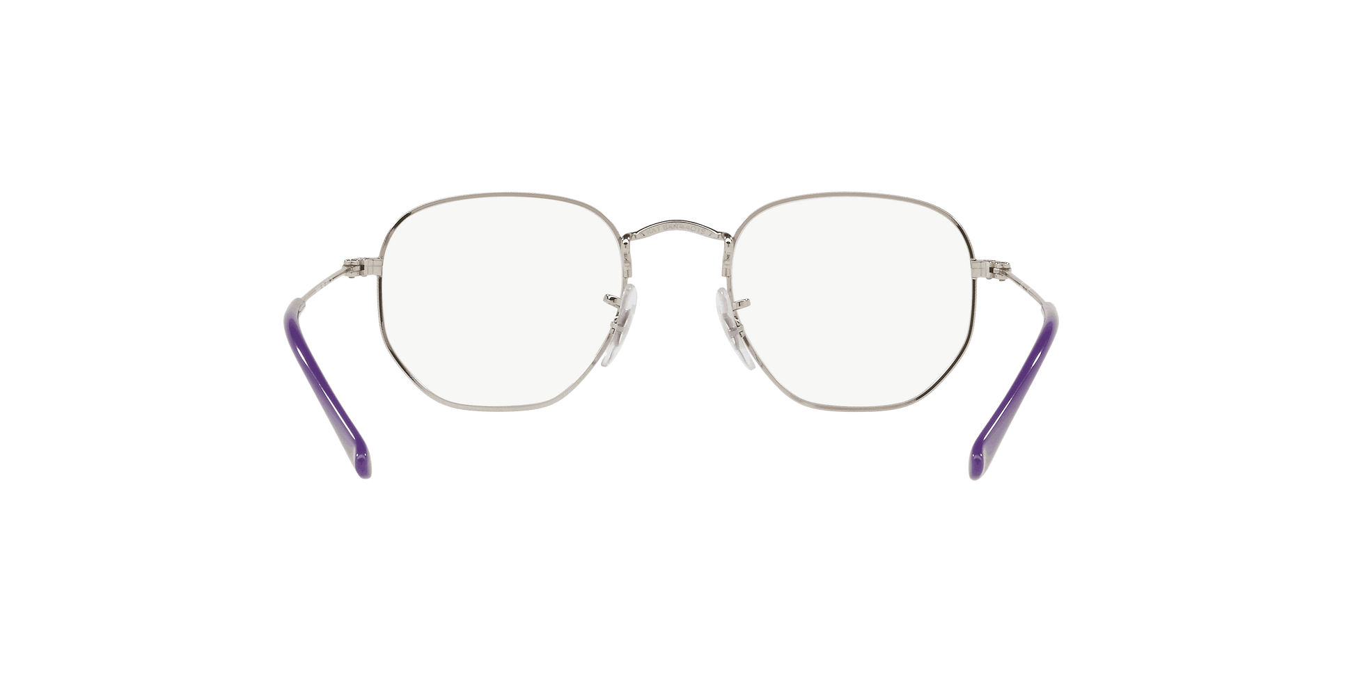 [Clear Lenses, Polished Violet On Silver Frame]