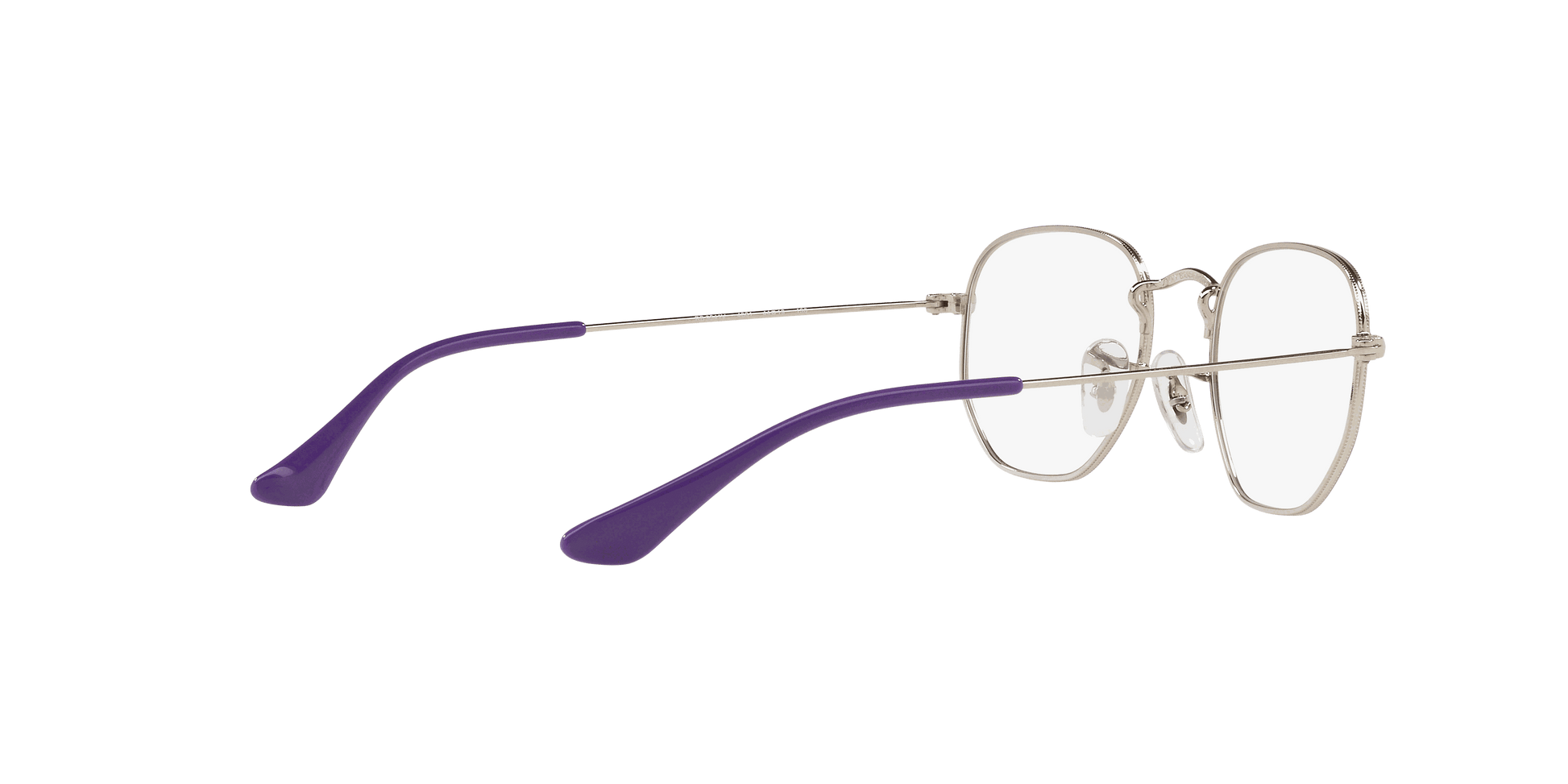[Clear Lenses, Polished Violet On Silver Frame]