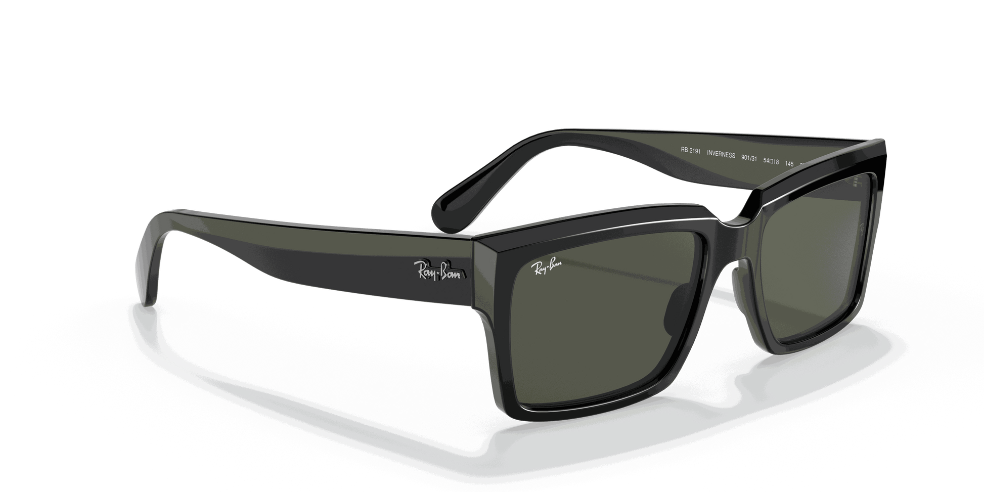 [G-15 Green Lenses, Polished Black Frame]