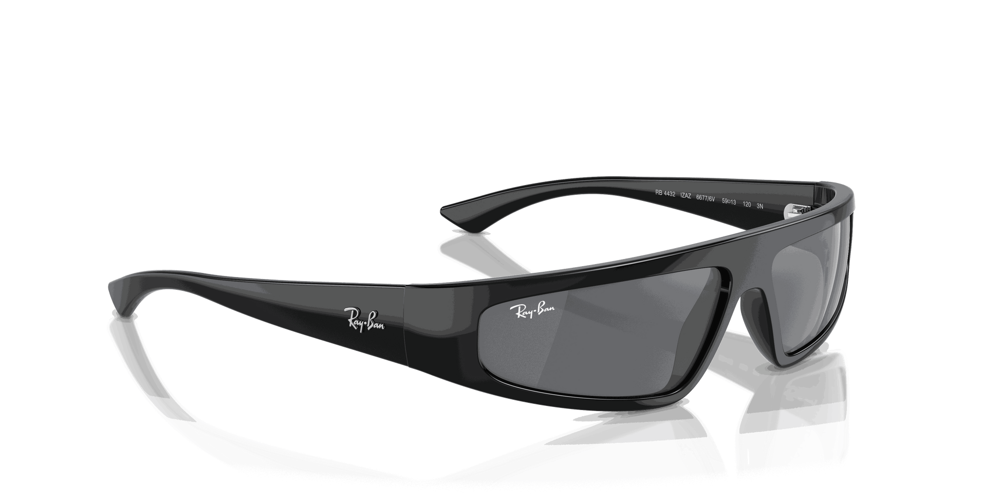 [Dark Grey Lenses, Polished Black Frame]