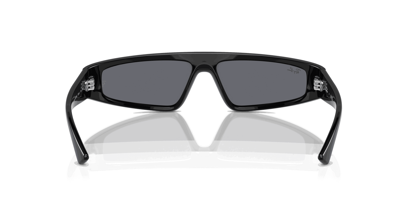 [Dark Grey Lenses, Polished Black Frame]