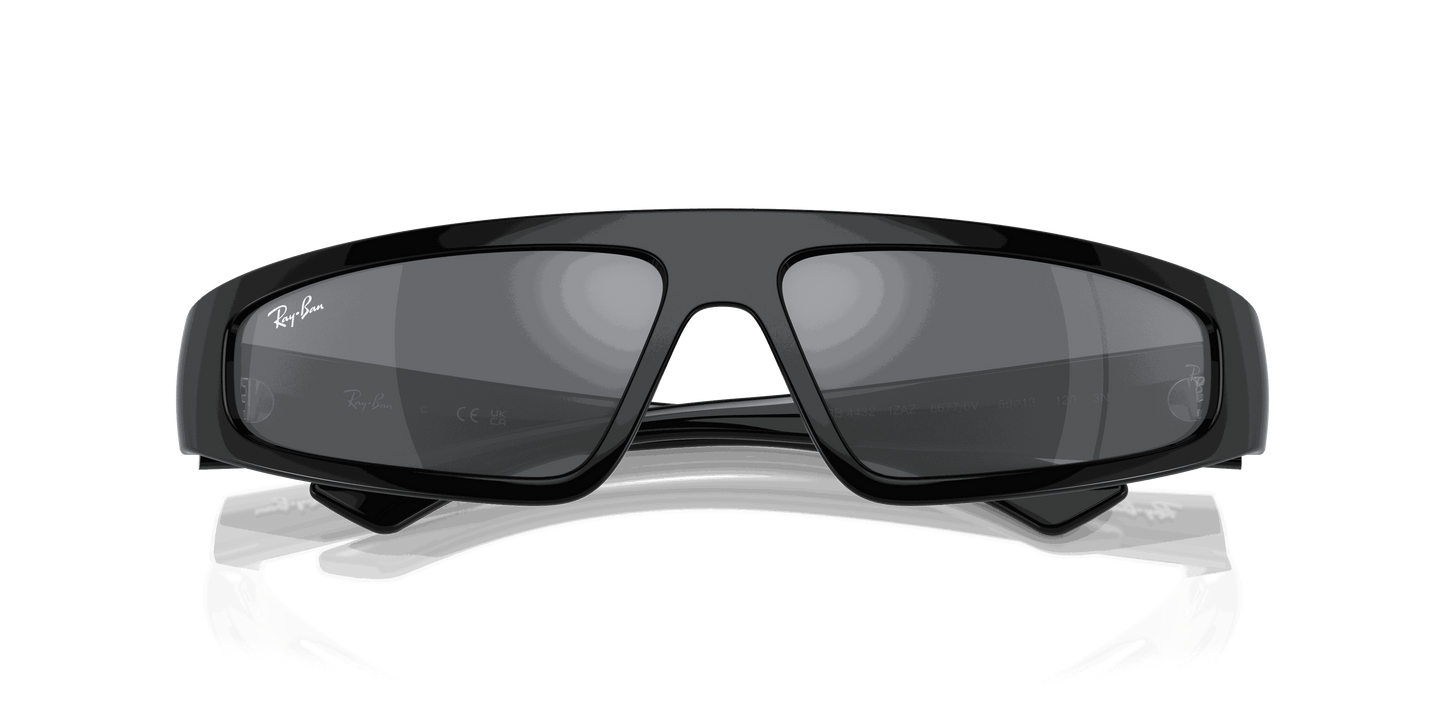 [Dark Grey Lenses, Polished Black Frame]